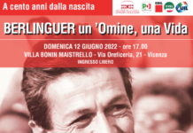 Vicenza, domenica 12 giugno va in scena “Berlinguer, un ’omine, una vida Berlinguer, un 'Omine, una vita