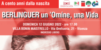 Vicenza, domenica 12 giugno va in scena “Berlinguer, un ’omine, una vida Berlinguer, un 'Omine, una vita