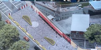 Largo Paolo Rossi: posata la prima pietra