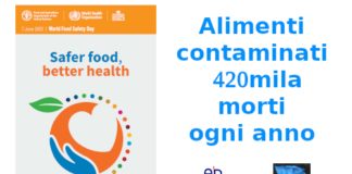 Alimenti contaminati. 420mila morti ogni anno