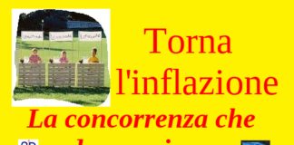 Torna l’inflazione. La concorrenza che deve arrivare