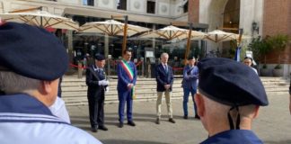 Giornata della Marina a Vicenza, cerimonia in piazza dei Signori marina vicenza