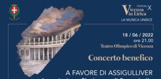 Vicenza in Lirica: il 18 giugno al Teatro Olimpico concerto benefico per Assi Gulliver