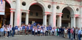 Giornata del mondiale del donatore di sangue, la Basilica palladiana illuminata di rosso sangue