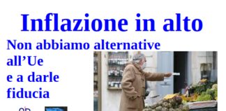 Inflazione in alto. Non abbiamo alternative all’Ue e a darle fiducia