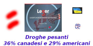 Droghe pesanti. 36% canadesi e 29% americani vogliono depenalizzare