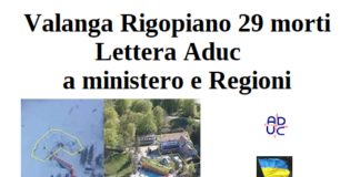 Valanga Rigopiano 29 morti. Lettera Aduc al ministero e Regioni