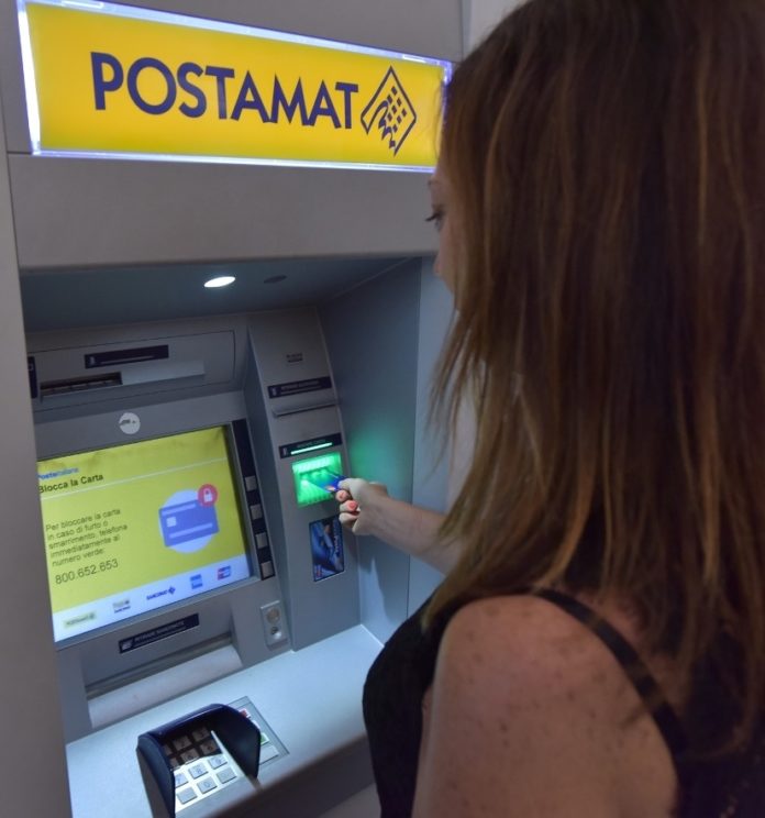 poste italiane bancomat prelievo poste prelievi