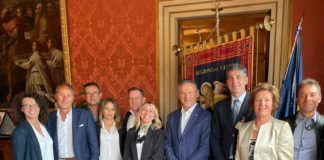 Montebello Vicentino, amministrazione comunale in visita al Consiglio Regionale montebello