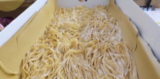 Fettuccine alla Trebulana o con aglio e persa: a Monteleone Sabino (Rieti, Lazio), l’antica Trebula Mutuesca, è sagra dal 6 al 7 agosto Fettuccine alla Trebulana di Monteleone Sabino