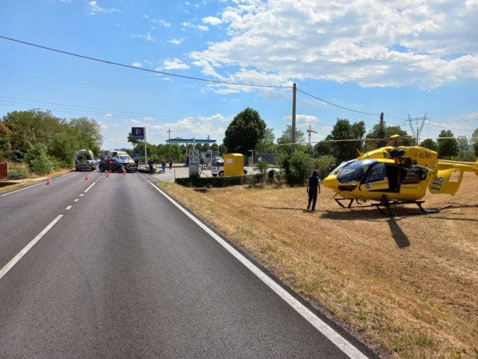 Polizia Locale Nordest Vicentino, intervento dopo incidente auto moto a Zanè