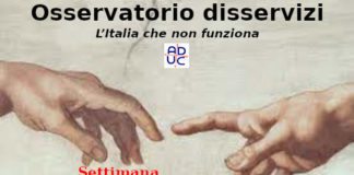 Osservatorio disservizi 11/18 Luglio. L’Italia che non funziona. Acquisti ed Energia in vetta
