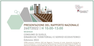 Consumo del Suolo, Legambiente Veneto: “Dati Ispra allarmanti. In un anno persi 685 ettari” consumo suolo
