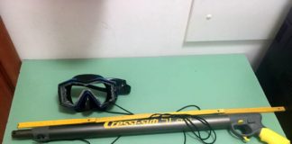 Carabinieri di Schio salvano un uomo di Santorso dal tentativo di suicidio con un fucile subacqueo dopo una lite con la moglie Fucile subacqueo sequestrato da carabinieri (immagine di repertorio)