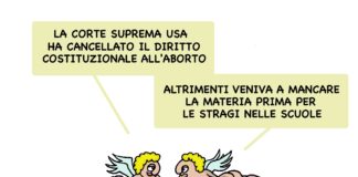 La legge contro l’aborto in Usa, la sollevazione popolare per Tex Willer in Italia, Claudio Mellana: noi italiani sappiamo quando scendere in piazza CONTRO ABORTO LA FABBRICA DEGLI ANGIOLETTI, di Claudio Mellana
