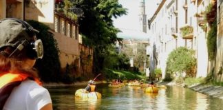 Vicenza: “La porta d’acqua”, una domenica in packraft sul fiume Retrone fiume retrone