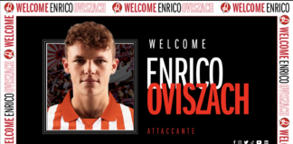 Lr Vicenza, ufficiale: Enrico Oviszach in biancorosso! 31 partite con il Santa Maria Cilento, nel campionato di Serie D Lr Vicenza, Enrico Oviszach in biancorosso