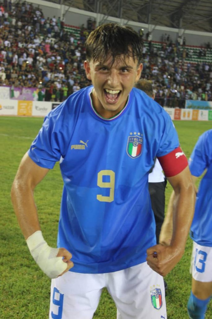 Tommaso Mancini (Lr Vicenza) in nazionale Under 18
