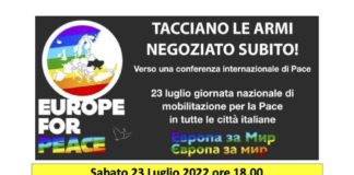 Giornata Nazionale di mobilitazione per la Pace: a Vicenza sabato 23 luglio alle 18 Marcia silenziosa da statua di Gandhi al parco della Pace Marcia della pace a Vicenza il 23 luglio