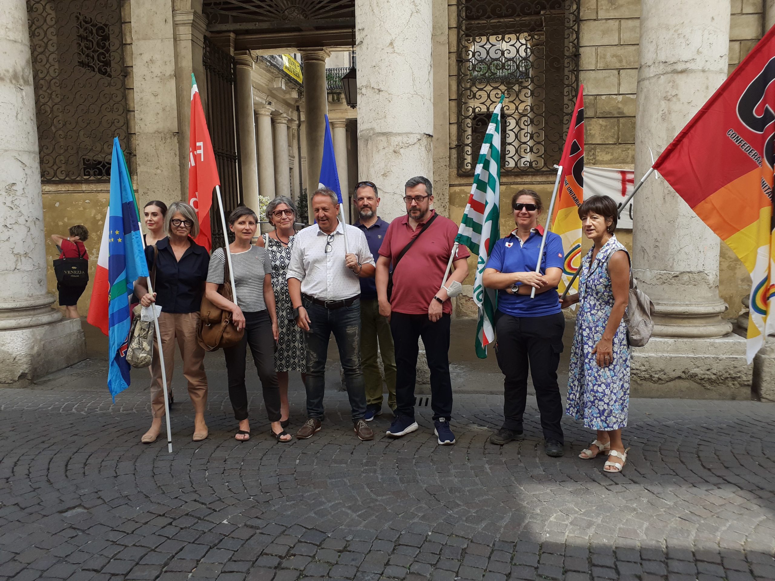 Protesta Cub Pubblico impiego Vicenza