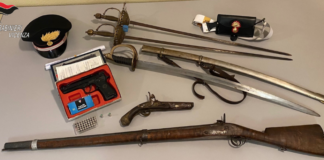 Bassano del Grappa, denunciato un anziano per minaccia aggravata e detenzione illegale di armi bassano armi