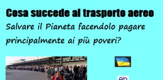 Cosa succede al trasporto aereo. Salvare il Pianeta facendolo pagare principalmente ai più poveri?