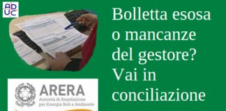 Bolletta esosa o mancanze del gestore? Vai in conciliazione… ma…
