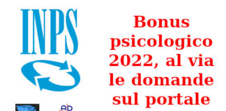 Bonus psicologico 2022, al via le domande sul portale INPS