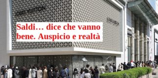 Saldi… dice che vanno bene. Auspicio e realtà