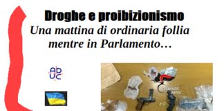 Droghe e proibizionismo. Una mattina di ordinaria follia mentre in Parlamento…
