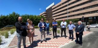 Riapre il parcheggio del Teatro Comunale di Vicenza: nuova pavimentazione, alberi e aiuole