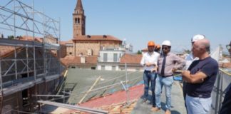 Palazzo Chiericati di Vicenza, entro agosto si concluderanno i lavori di rifacimento del tetto chiericati
