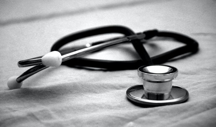 stetoscopio sanità salute esposto