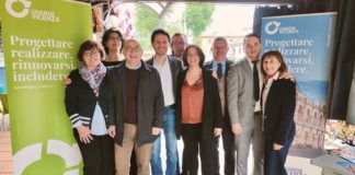 Otello Dalla Rosa e l’Operazione “Per una grande Vicenza”: in un mese e mezzo da associazione culturale a lista civica col Calenda di Vicenza? Otello Dalla Rosa, terzo da destra, tra i fondatori di Per una Grande Vicenza