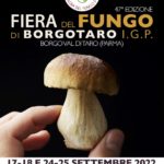 Borgotaro: Fiera del Fungo Porcino IGP dal 17 al 25 settembre 2022 borgotaro