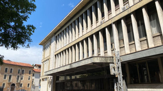Nuova sede Biblioteca Bertolaina al psoto del vecchio tribunale di Vicenza