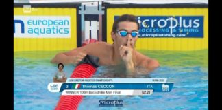 Europei nuoto, presidente Veneto Zaia: “Con l’oro di Thomas Ceccon chiusura scintillante. Congratulazioni anche per il bronzo di Ilaria Cusinato” Thomas Ceccon, oro agli europei di Roma nei 100 m dorso