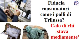 Fiducia consumatori come i polli di Trilussa? Calo di chi stava mediamente bene fiducia