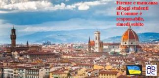Firenze e mancanza alloggi studenti. Il Comune è responsabile, rimedi subito