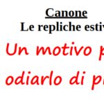 Canone Rai. Le repliche estive. Un motivo per odiarlo di più canone rai