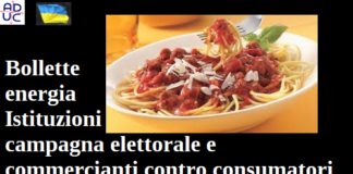 Bollette energia. Istituzioni, campagna elettorale e commercianti contro consumatori commercianti