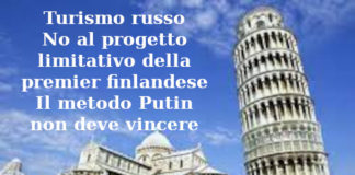 Turismo russo. No al progetto limitativo della premier finlandese. Il metodo Putin non deve vincere