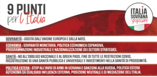 Italia Sovrana e Popolare: ufficializzata l’accettazione delle liste in Veneto Italia Sovrana e popolare lista veneto