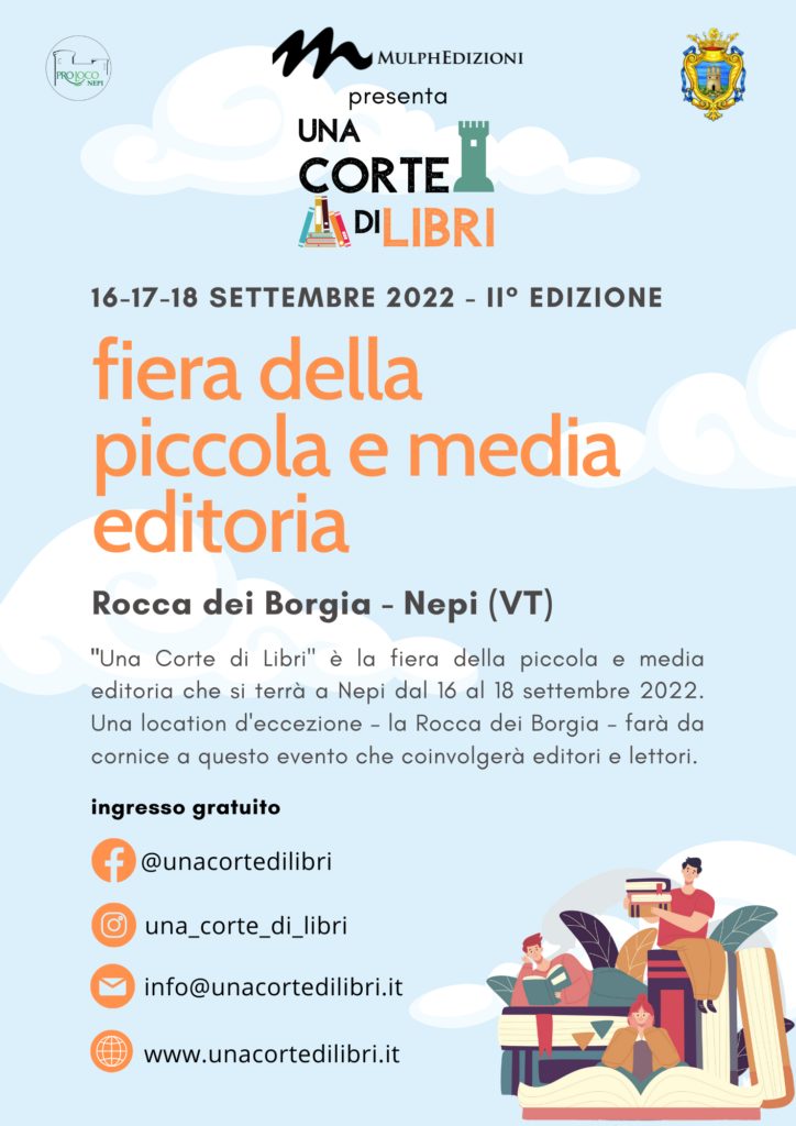 Nepi, in una “Corte di libri” dal 16 al 18 settembre