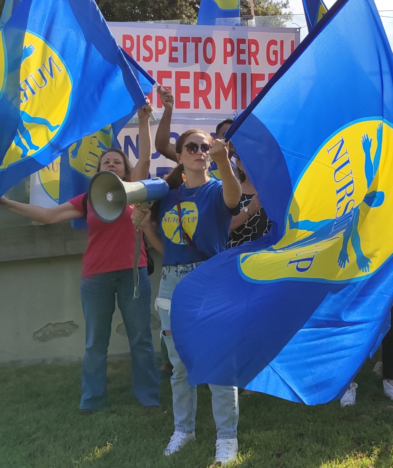 Ospedale Brotzu di Cagliari: manifestazione infermieri