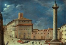 Fondazione Sorgente Group: notizie dal mondo nella “scena di genere presso la Colonna Traiana” di Giacomo Van Lint "Scena di genere presso la Colonna Traiana" di Giacomo Van Lint