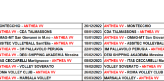 VOLLEY SERIE A2 FEMMINILE, PER ANTHEA VICENZA VOLLEY SARÀ SUBITO DERBY CONTRO MONTECCHIO