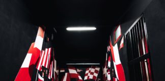 Nuovo ingresso tunnel al Menti realizzato insieme alla Curva Sud dell’Lr Vicenza!