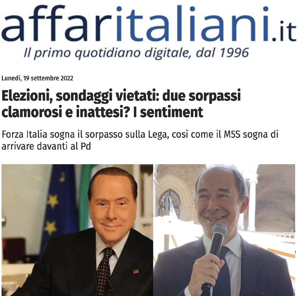Sondaggi, Zanettin e Berlusconi