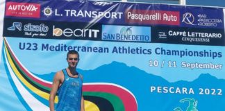 MURARO ORO AI GIOCHI DEL MEDITERRANEO U23